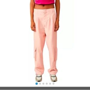 FP By Free People Mesmerize Me Women's Pink Cargo Pants